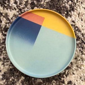 West Elm Aaron Probyn Melamine 8” Multicolor Salad Plate (1 plate)